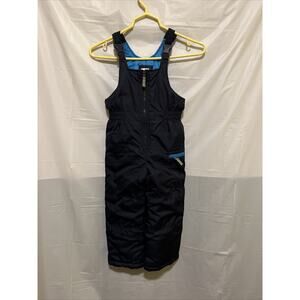 Carter's Navy Blue Insulated Snow Bibs Ski Pants Unisex Size 4 Toddler
